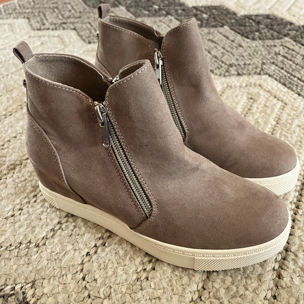 Steve Madden Girl heeled boots.